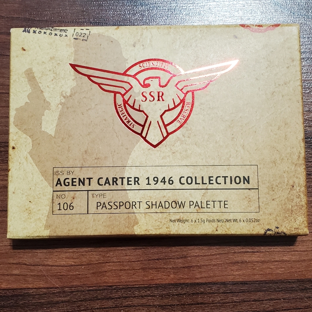 NEW Besamé Agent Carter Eyeshadow Palette